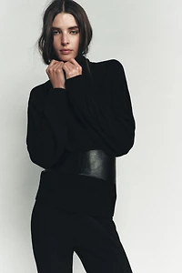 BATWING SLEEVE KNIT JUMPER