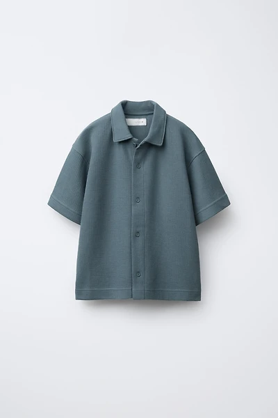 CHEMISE EN MAILLE À TEXTURE