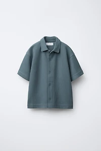 CHEMISE EN MAILLE À TEXTURE