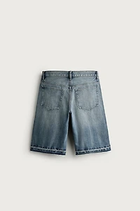 RELAXED FIT DENIM SHORTS