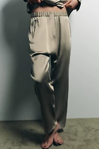 SATIN BAGGY PANTS