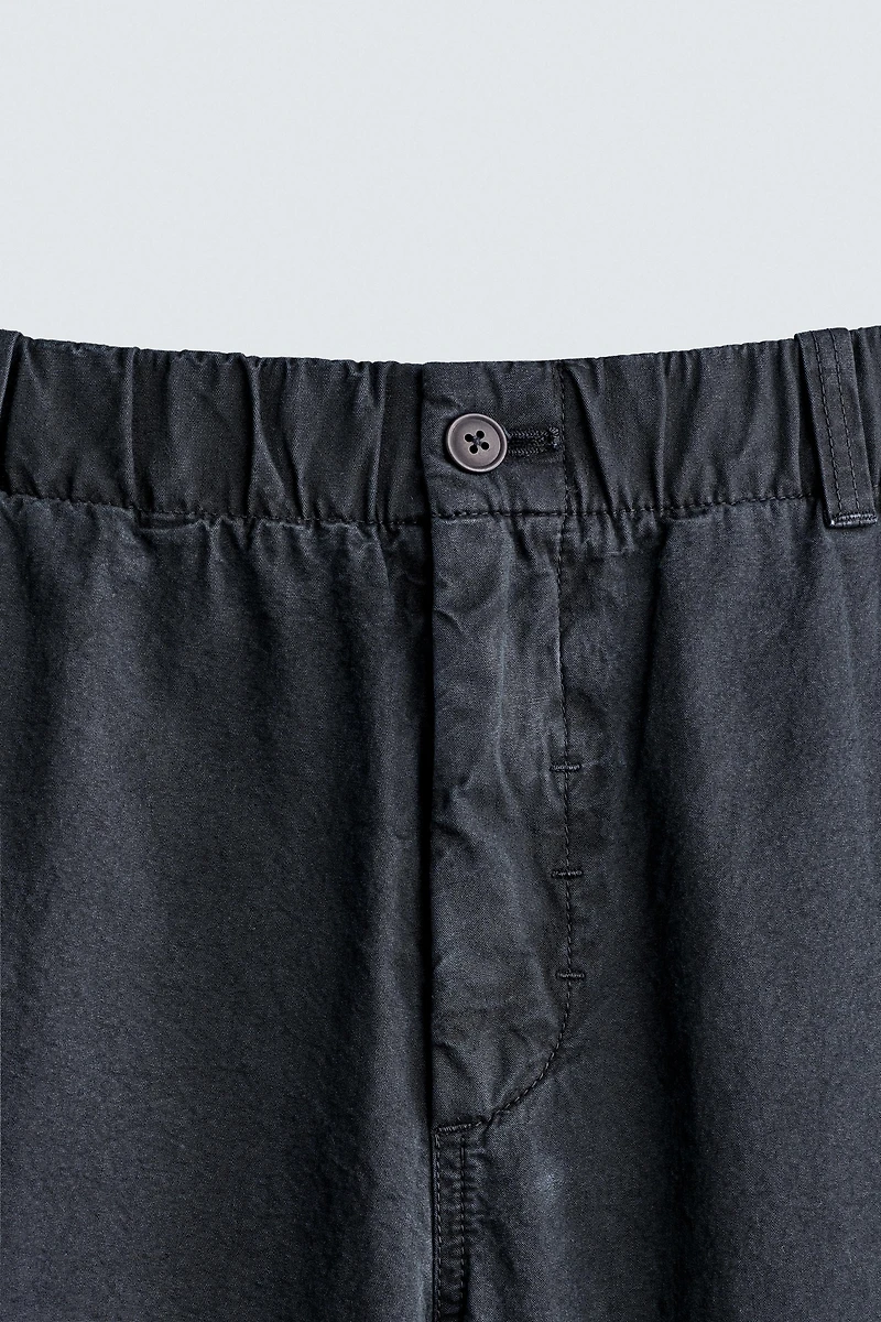 PANTALON PARACHUTE COUPE DÉCONTRACTÉE
