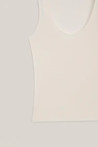 Semi-sheer strappy silk blend top - LIMITED EDITION