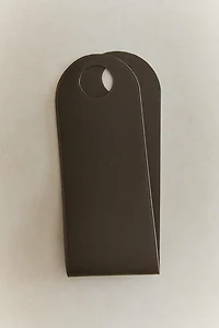LEATHER MAGAZINE RACK