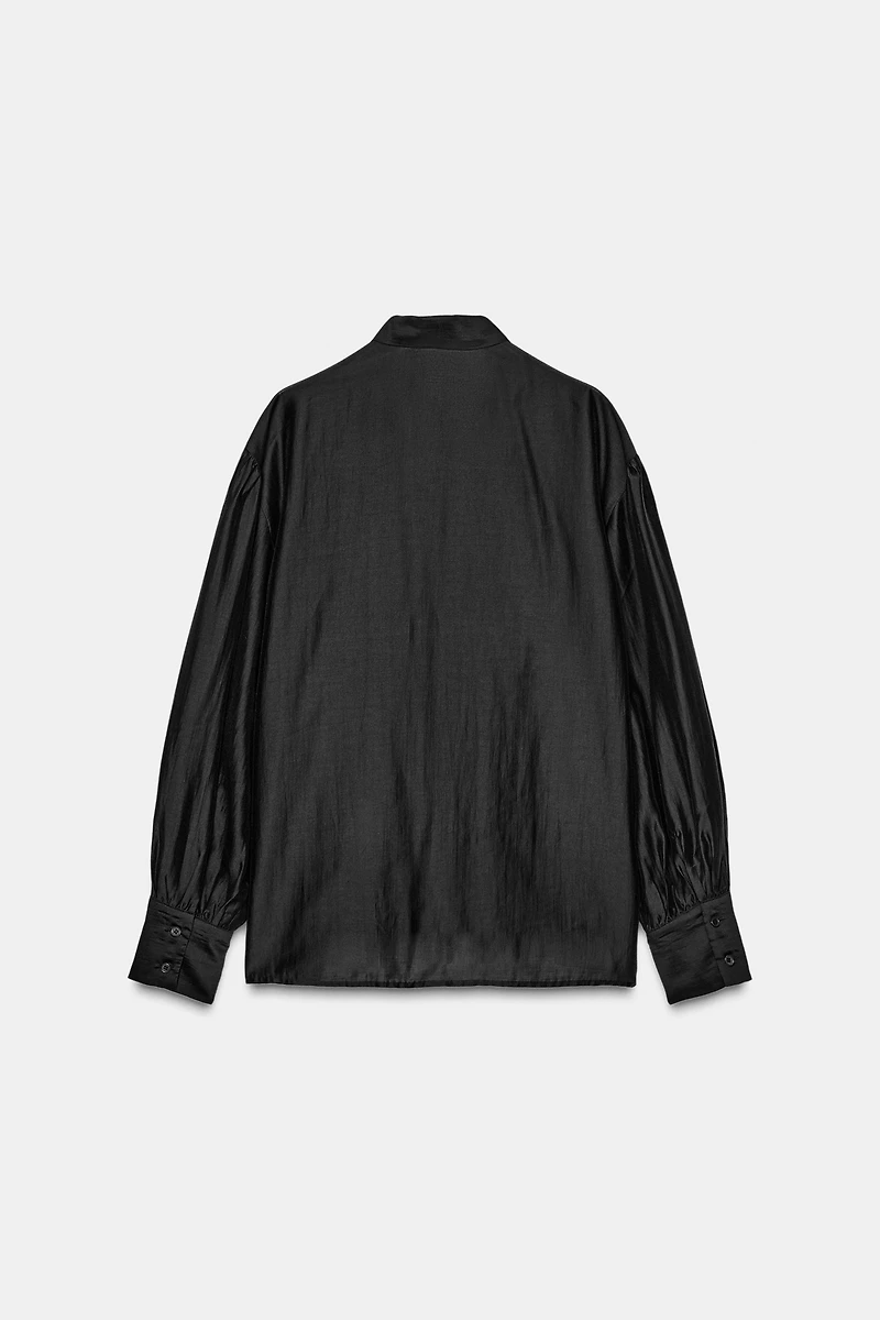 CHEMISE FLUIDE À NŒUDS ZW COLLECTION