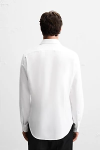 SLIM FIT TEXTURED SHIRT