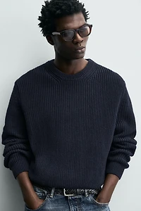 PULL REGULAR FIT EN COTON