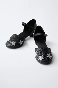 SPARKLY STAR HEELED SHOES