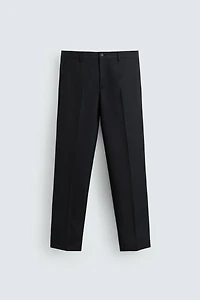 HERRINGBONE SUIT PANTS