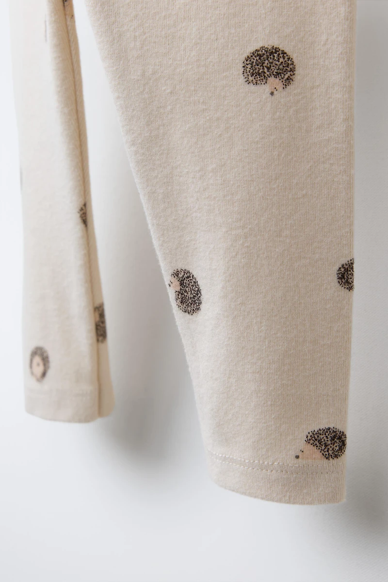 WARM HEDGEHOG LEGGINGS