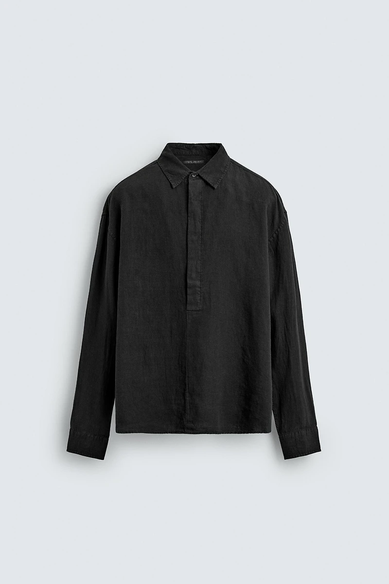 100% LINEN POLO SHIRT