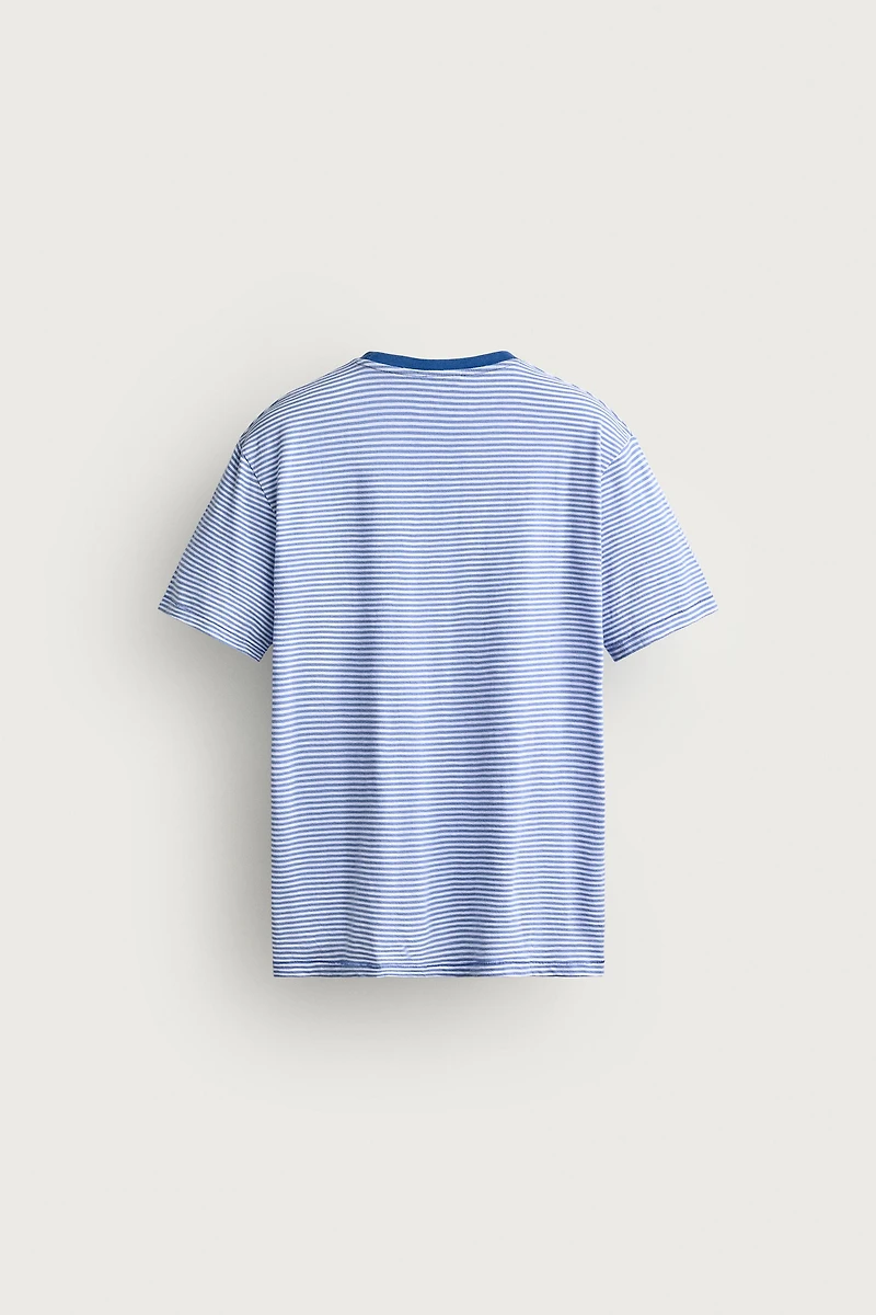 REGULAR FIT STRIPED T-SHIRT