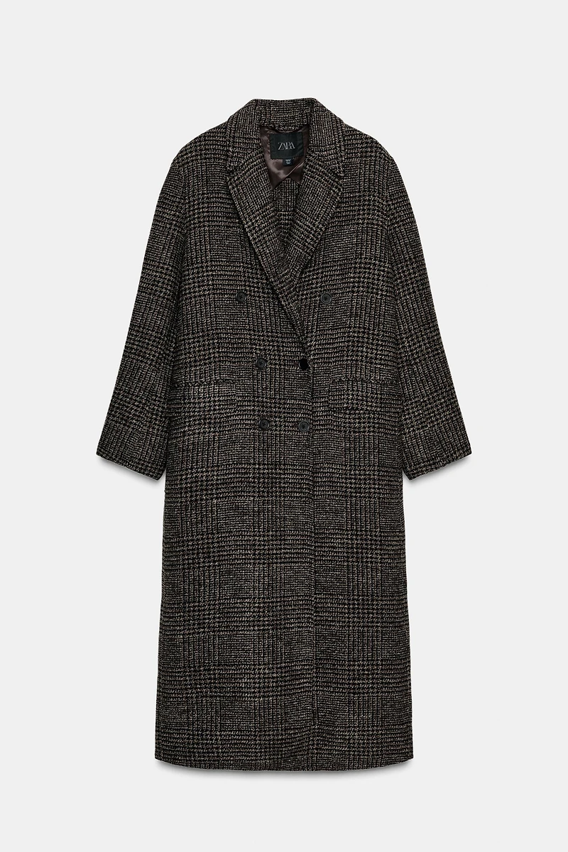 ZW COLLECTION PLAID COAT