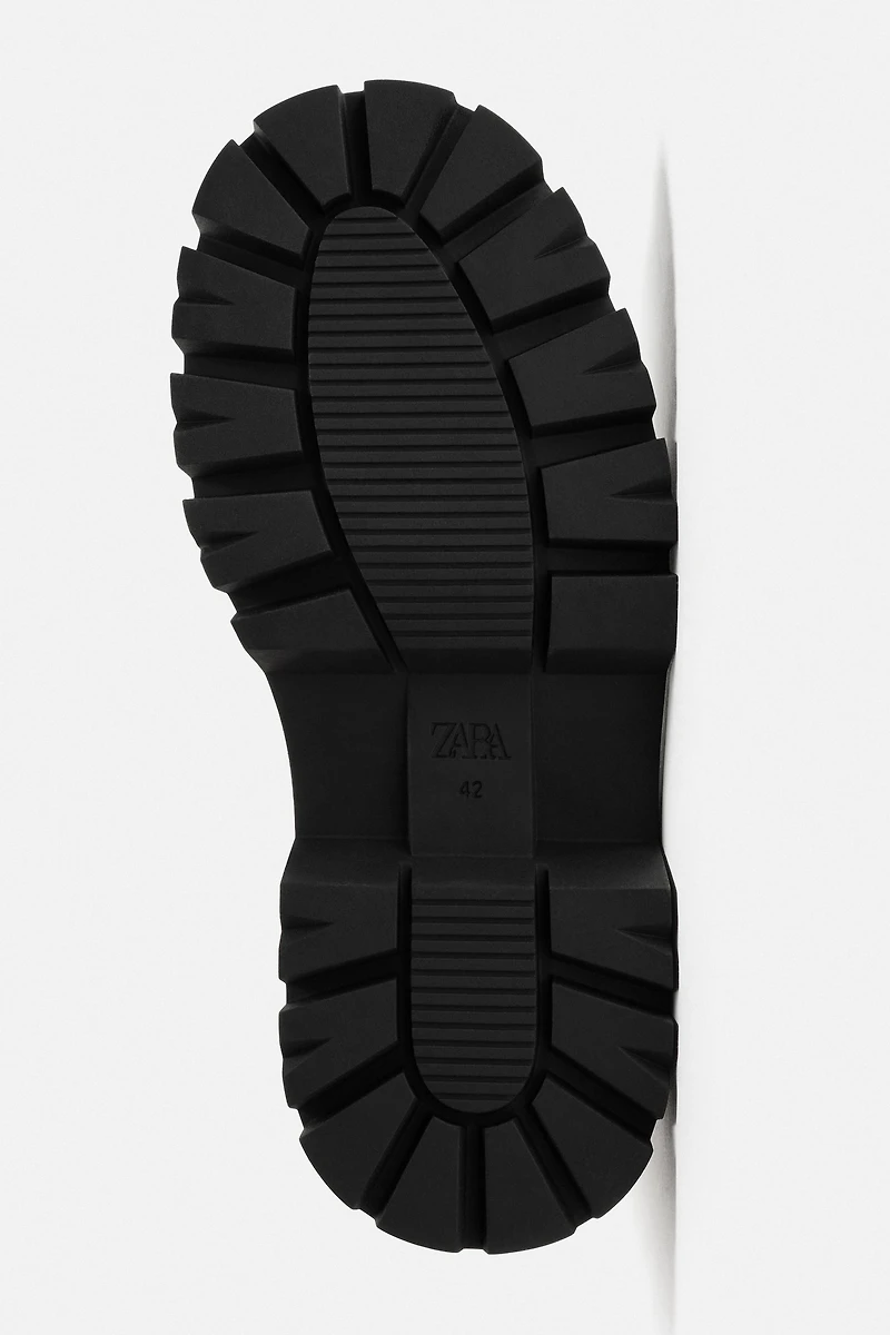THICK SOLE SADDLE LOAFERS