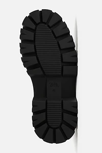 THICK SOLE SADDLE LOAFERS