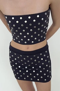STUDDED BANDEAU TOP