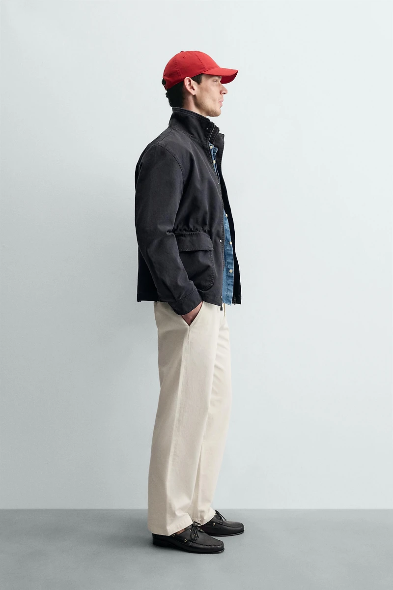 STRAIGHT FIT CHINO PANTS