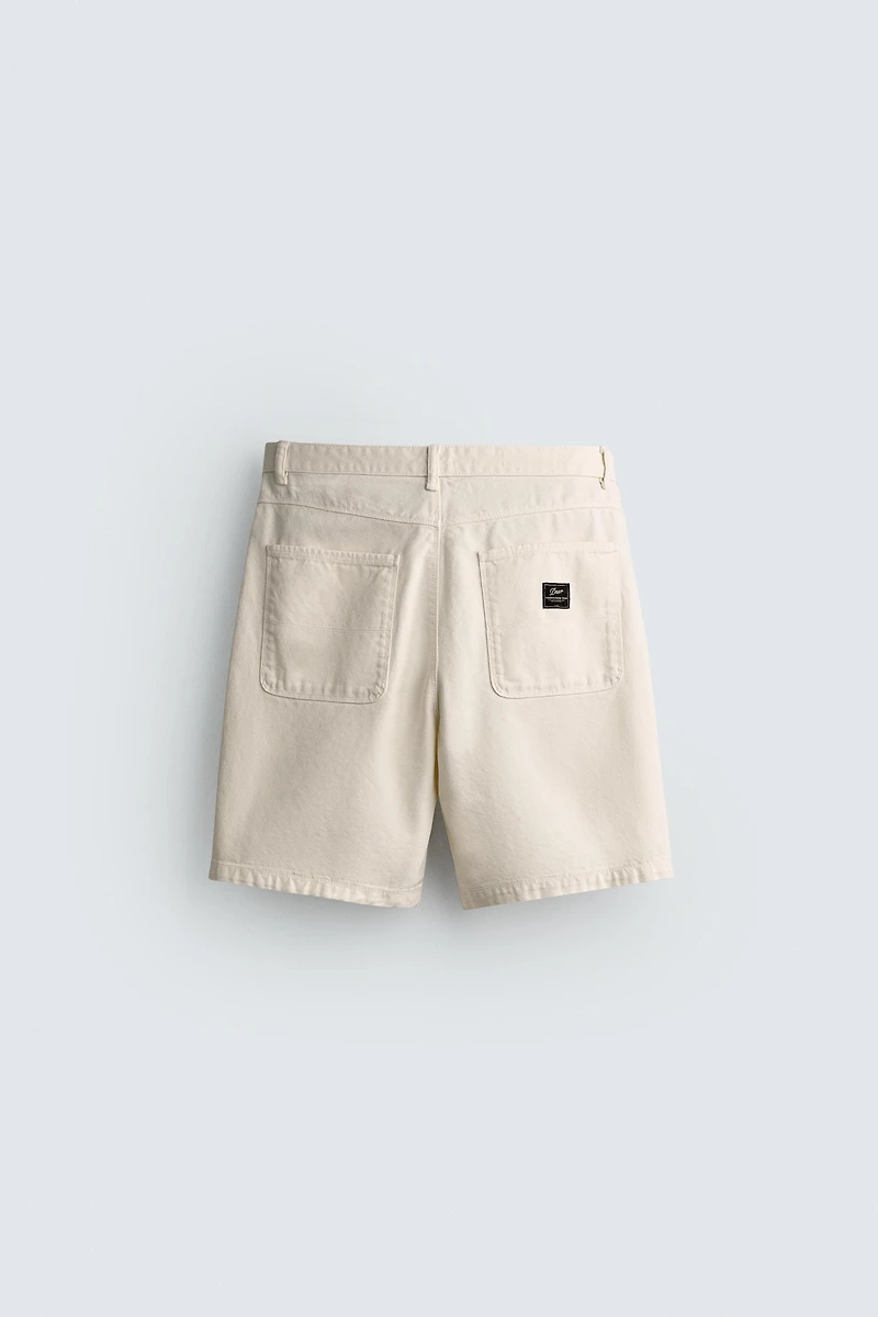 STRAIGHT FIT POCKET SHORTS