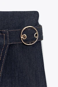 JUPE-PANTALON CROISÉE BOUCLE