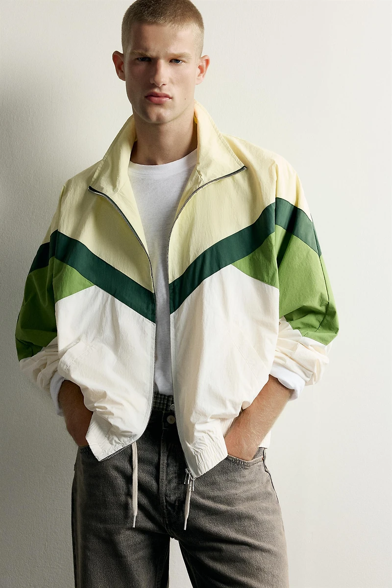 COLOR BLOCK TECHNICAL JACKET