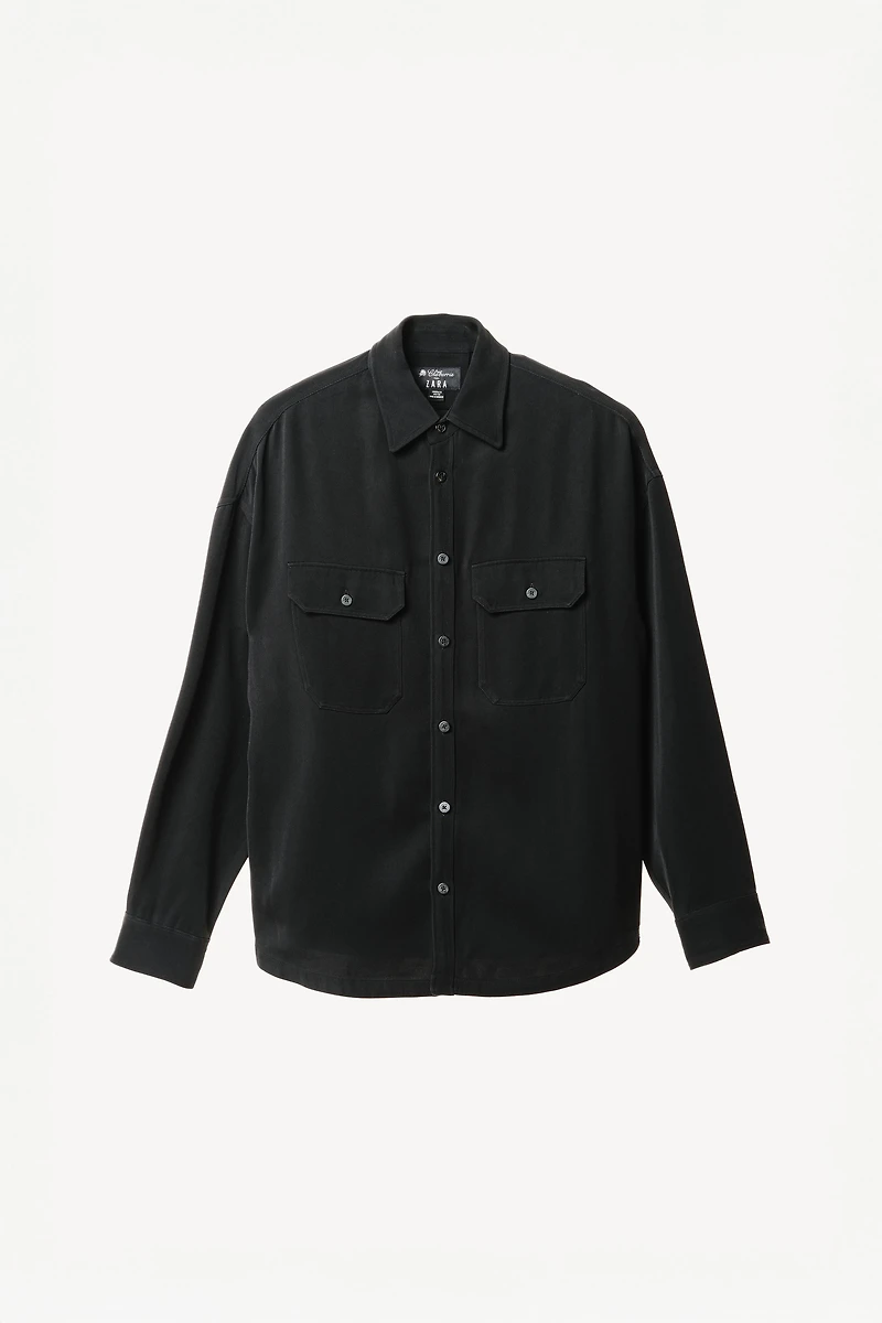WILLY CHAVARRIA X ZARA FLUID OVERSHIRT