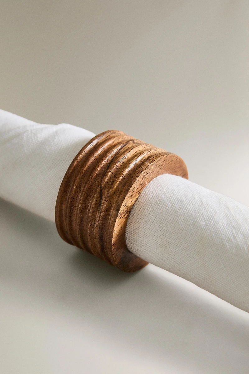 WOODEN NAPKIN HOLDER PACK (PACK OF 4)