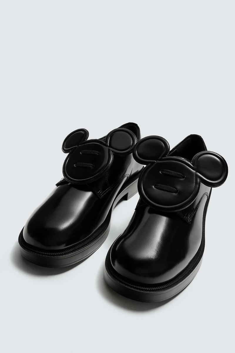 LEATHER LACE-UP MOCCASINS HARRY LAMBERT FOR ZARA x DISNEY