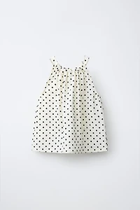 POLKA DOT HALTER TOP