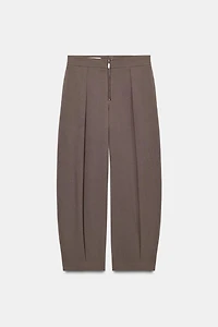 PANTALON CAROTTE À FERMETURE ÉCLAIR