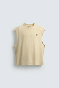 RELAXED FIT PRINTED TANK TOP