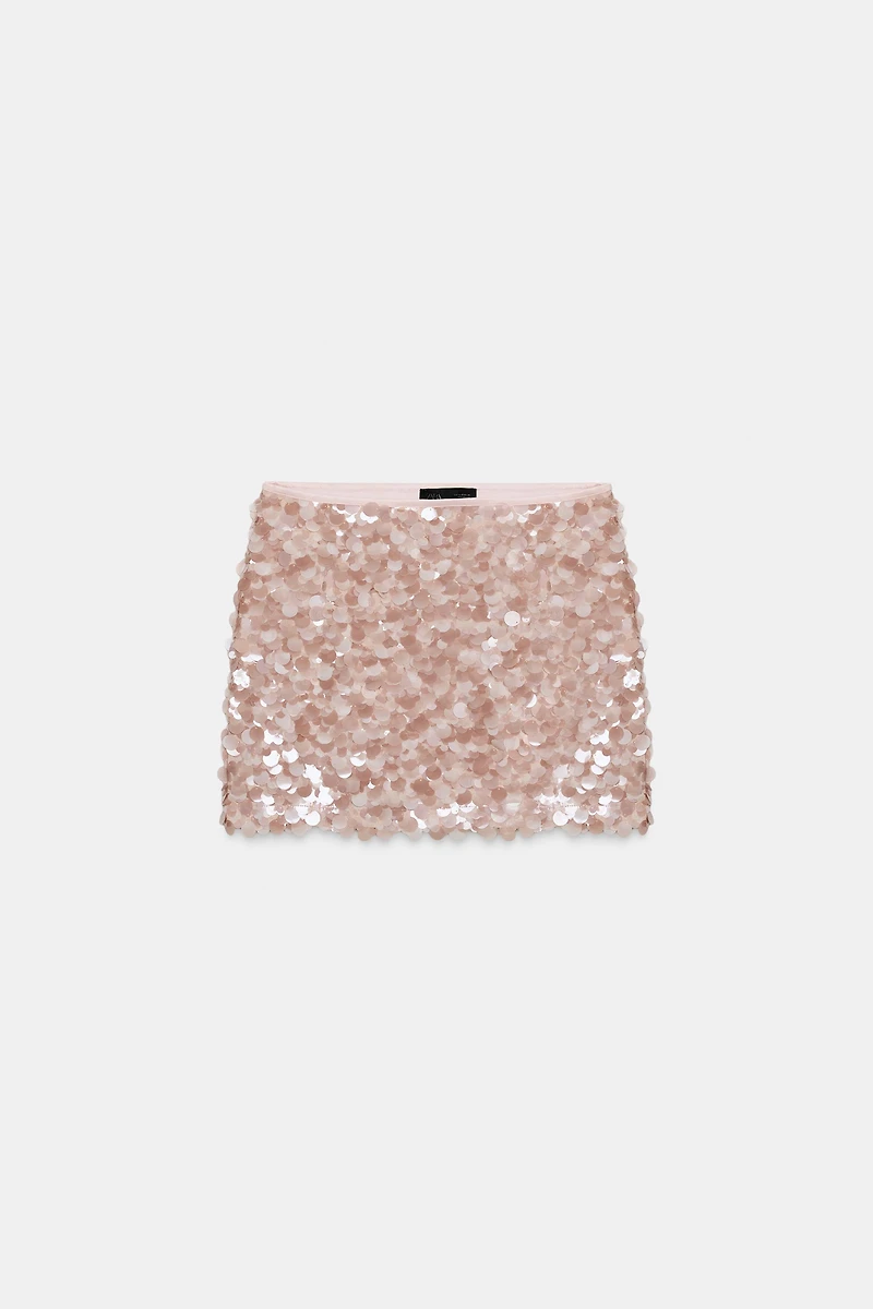 SEQUIN MINI SKIRT