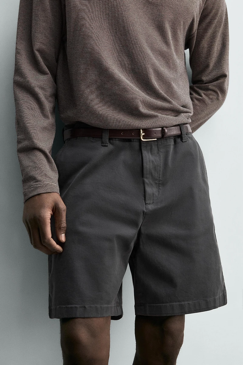 REGULAR FIT CHINO SHORTS
