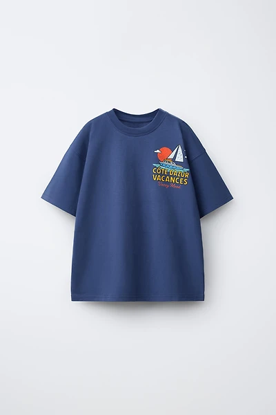 T-SHIRT À IMPRIMÉ VOILIER