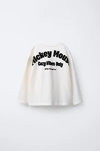 MICKEY MOUSE © DISNEY EMBROIDERED MEDIUM WEIGHT T-SHIRT