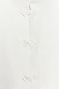 ZW COLLECTION PEPLUM BLAZER WITH FROG FASTENING