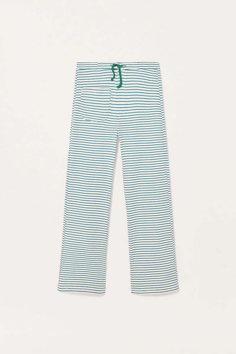 LIMITED EDITION STRIPED STRAIGHT LEG PANTS