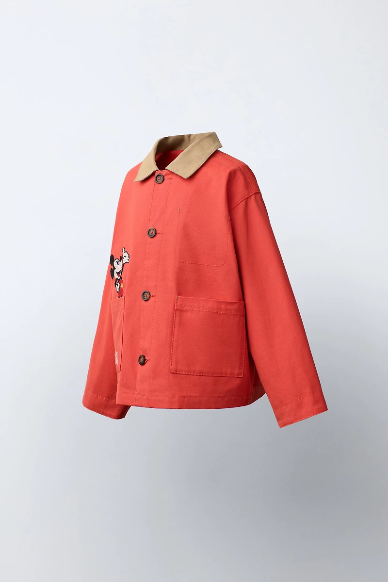BLOUSON CANVAS BRODÉ MICKEY MOUSE © DISNEY