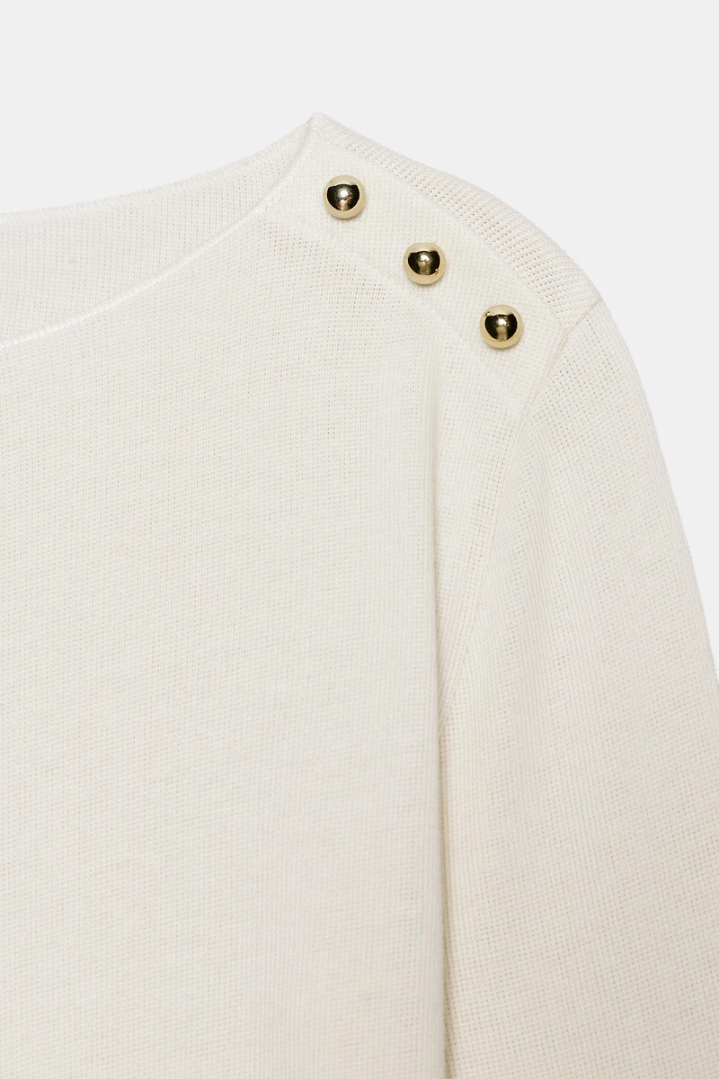 BUTTONED LONG SLEEVE TOP