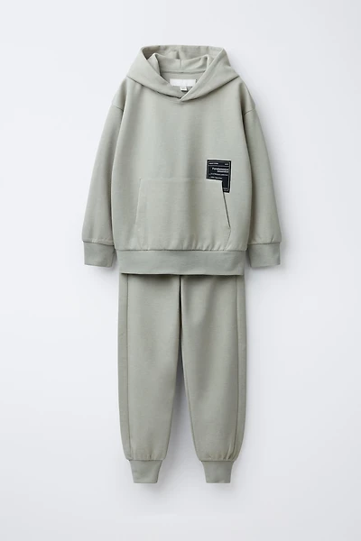 ENSEMBLE SWEAT À CAPUCHE ET PANTALON DE JOG INTERLOCK