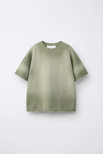 T-SHIRT EFFET DÉLAVÉ