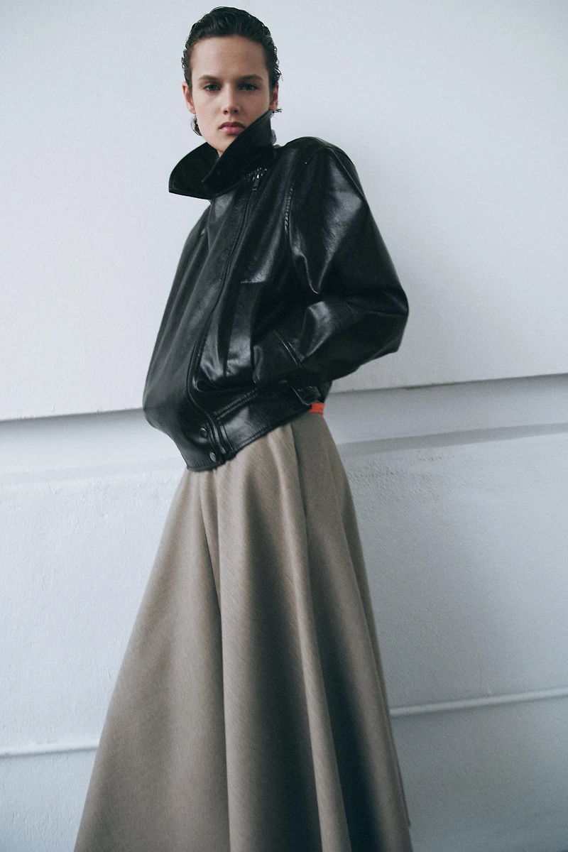 ZW COLLECTION FAUX LEATHER JACKET