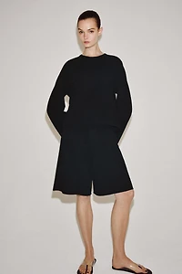 DRAWSTRING COTTON SHORTS