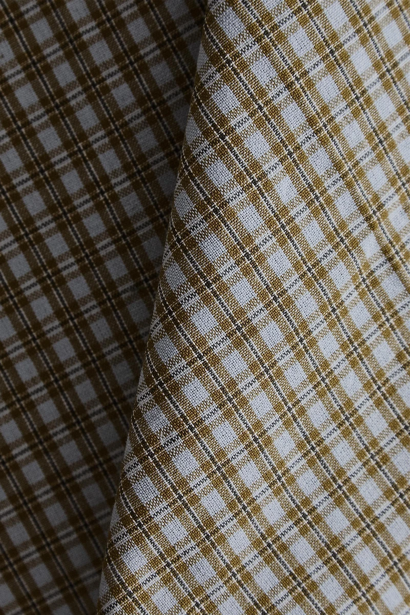PACK OF CHECKED COTTON KITCHEN TOWELS (PACK OF 2)