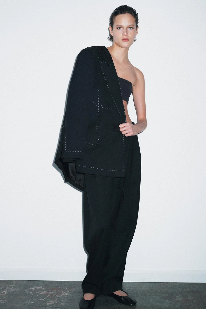 ZW COLLECTION LIMITED EDITION TOPSTITCHED PANTS