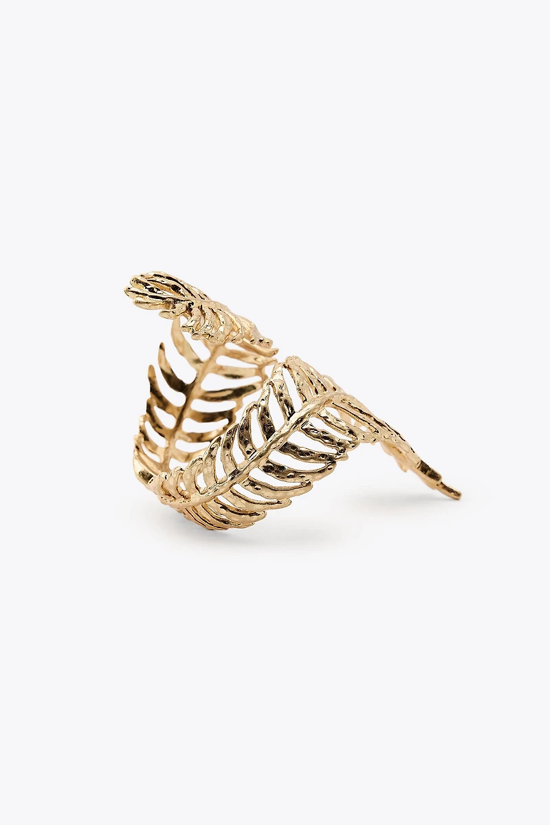 ARECA LEAF COILED BRACELET