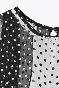 POLKA DOT TOP ZW COLLECTION
