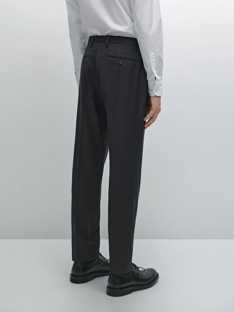 Pantalon de costume coton