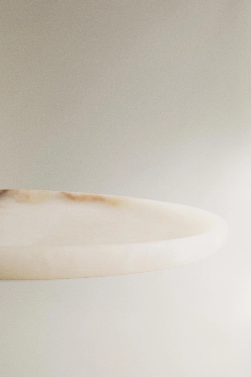 OVAL ALABASTER TRAY