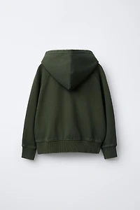 GARMENT DYE HOODIE SWEATSHIRT