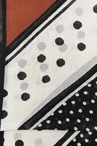 PRINTED COTTON SCARF